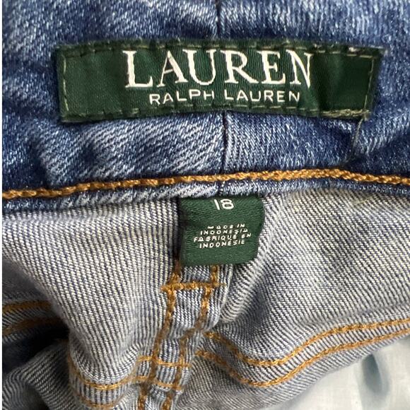 Vintage Lauren Ralph Lauren Green Label Womens Bootcut Jeans Size 18 - Picture 7 of 8